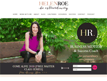 Tablet Screenshot of helenroe.com